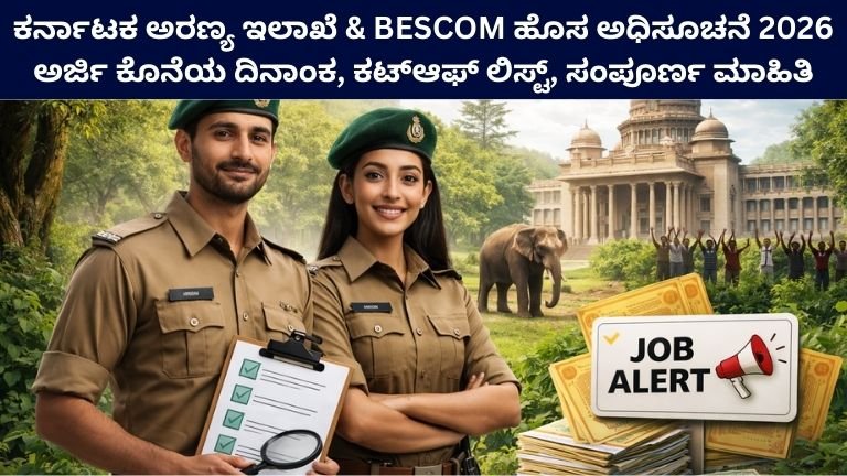 Karnataka Forest Department New Notification 2026
