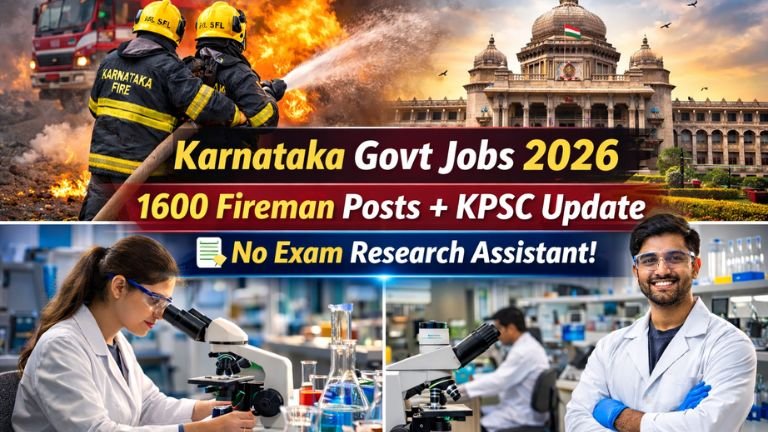 Karnataka Govt Jobs 2026