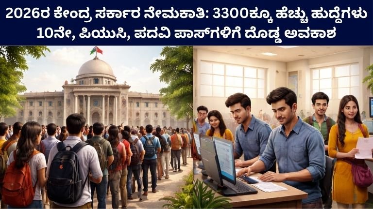 Central Government Recruitment 2026