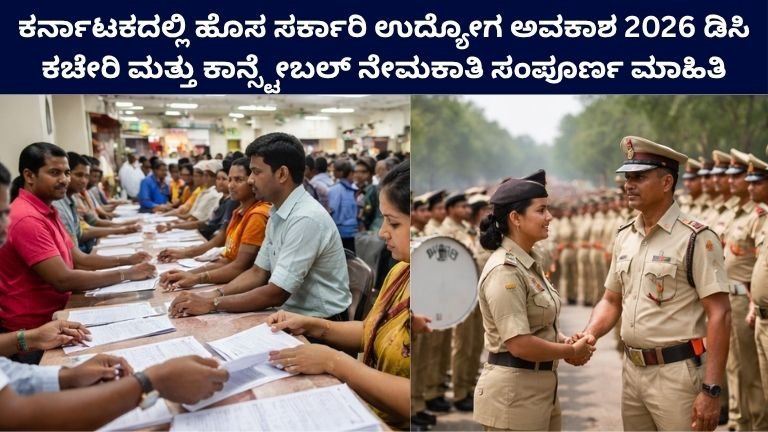 Karnataka New Government Job 2026