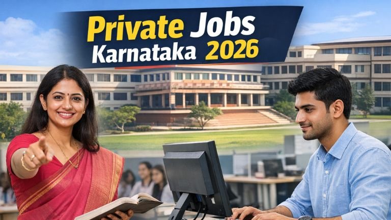 Karnataka Private College Job Opportunities 2026