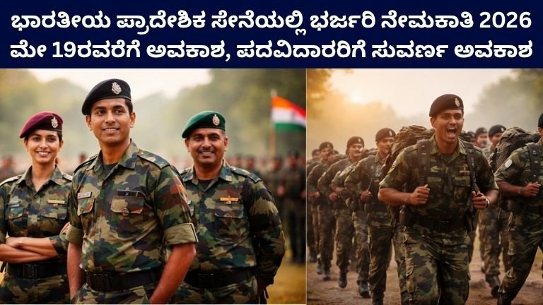 Recruitment in the Indian Territorial Army 2026