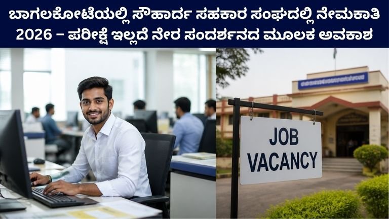 Bagalakote Sahakara Sangha Recruitment 2026