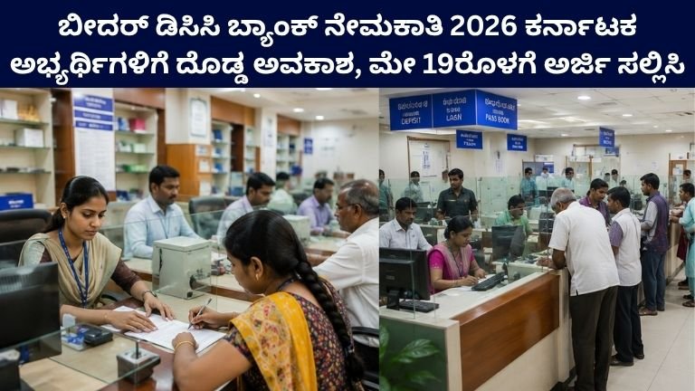 Bidar DCC Bank Recruitment 2026