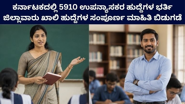 Karnataka PU Lecturer Recruitment 2026