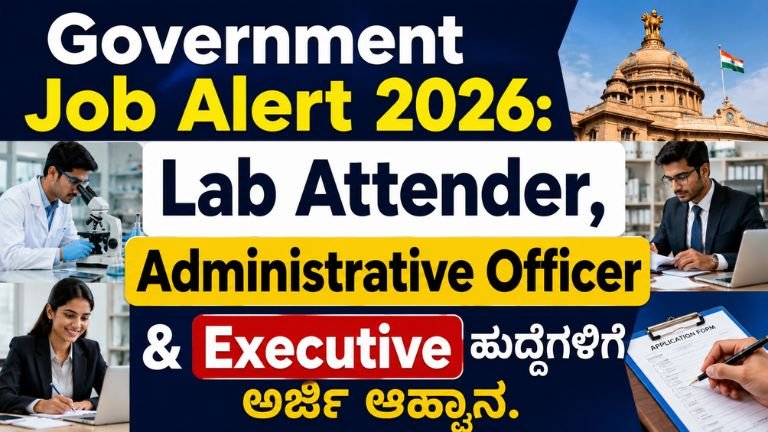 Government Job Alert 2026
