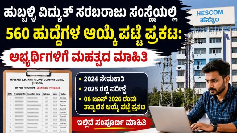 HESCOM Recruitment 2026 Update