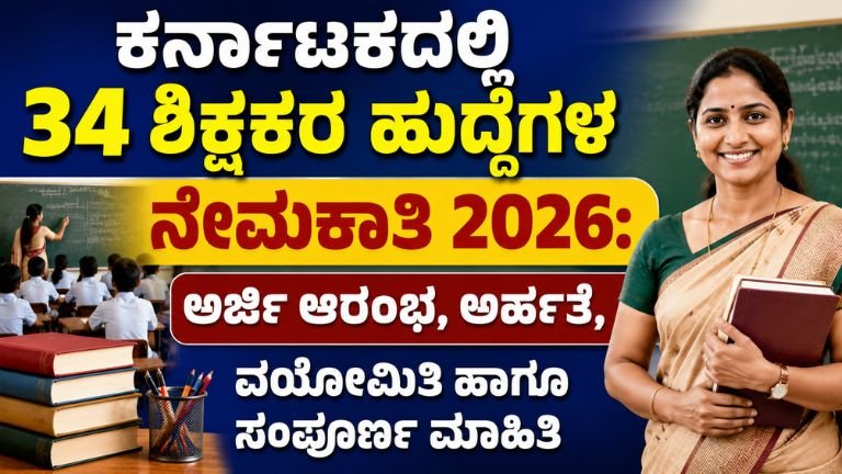 Karnataka Teachers Recruitment 2026